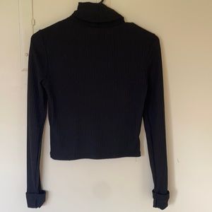 Black turtle neck